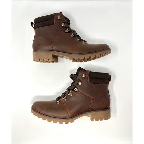 Timberland Women's Ellendale Hiker Boots TB0A1R3DD35 Size 8 Brown NEW w/o Box - Picture 3 of 12